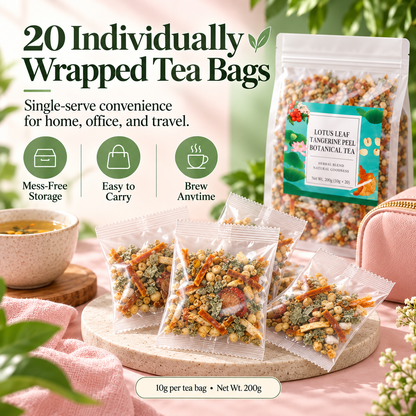 🔥Daily Botanical Grain Tea – 6-Ingredient Herbal Blend, 20 Tea Bags