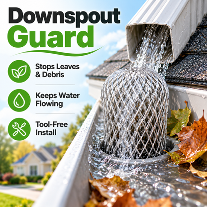 🎉4 Pack Gutter Downspout Guards