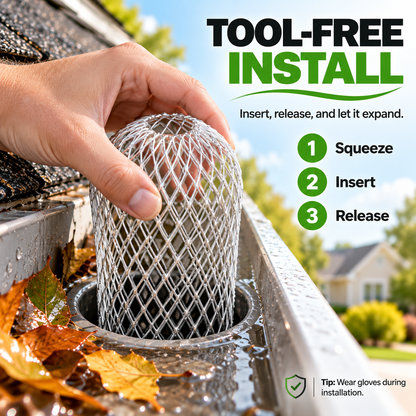 🎉4 Pack Gutter Downspout Guards