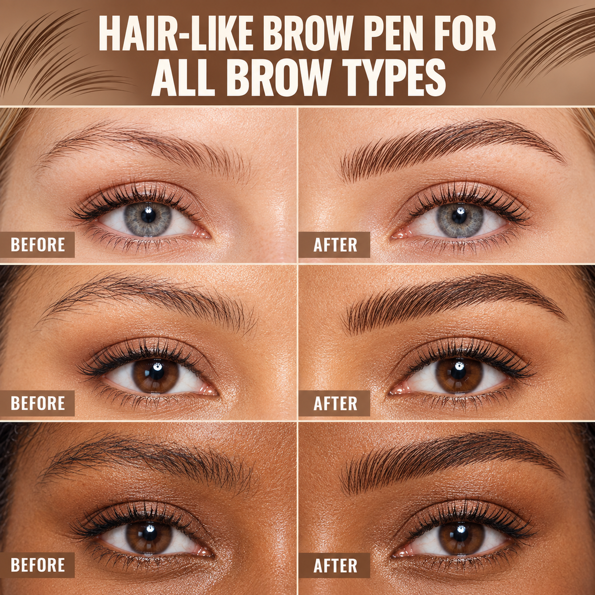 🔥Dual-Ended Microblading Eyebrow Pencil for Women