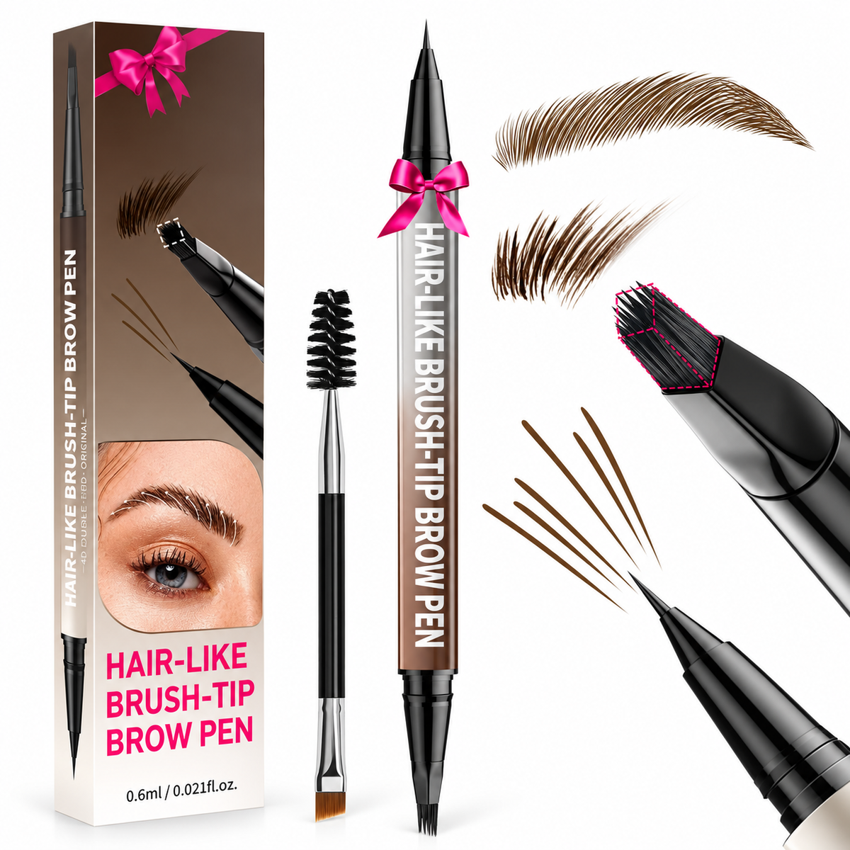 🔥Dual-Ended Microblading Eyebrow Pencil for Women
