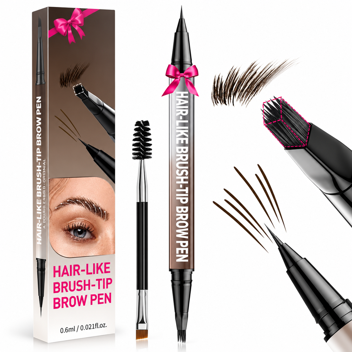 🔥Dual-Ended Microblading Eyebrow Pencil for Women