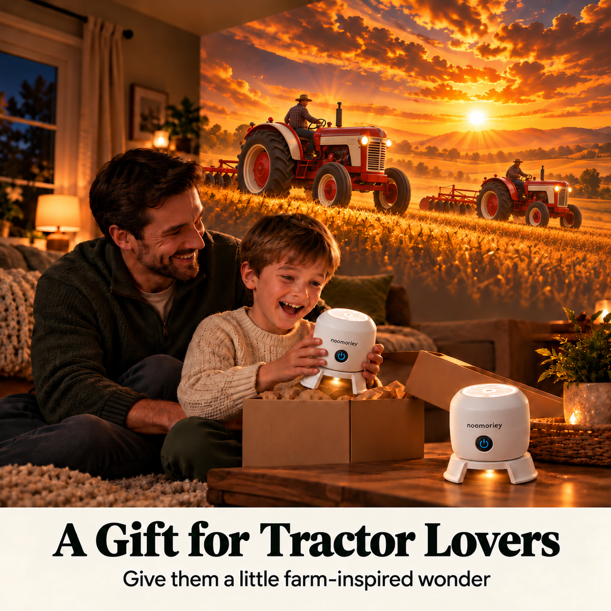 🚜 Tractor & Farm Scene Room Projector – Wall & Ceiling Décor for Tractor Lovers