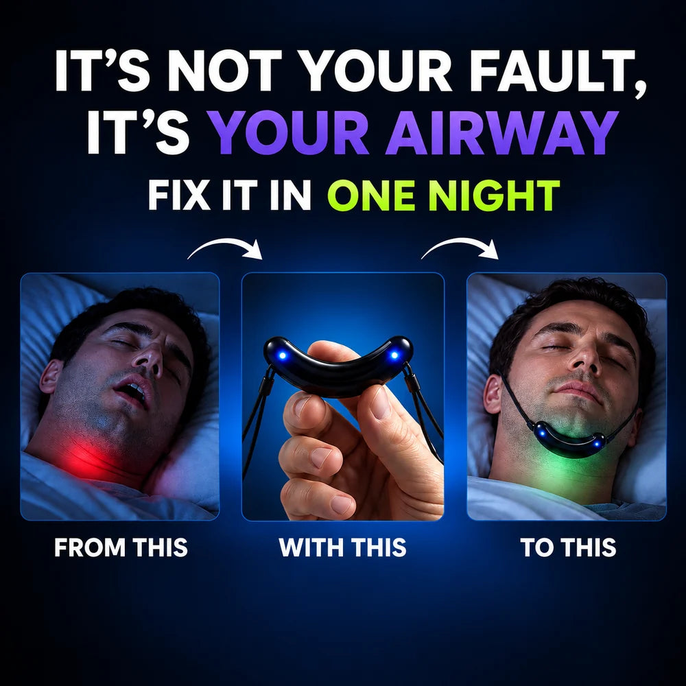 Smart Anti-Snore Sleep Device With Gentle Pulse Stimulation