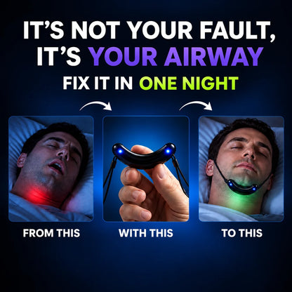 Smart Anti-Snore Sleep Device With Gentle Pulse Stimulation