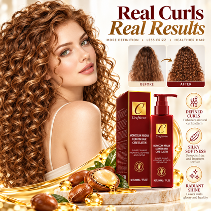 ❤️200ml Argan & Avocado Curl Defining Leave-In Cream