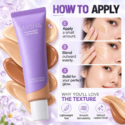 🎁Hydrating Serum BB Cream – Natural Glow & Buildable Coverage, 35ml