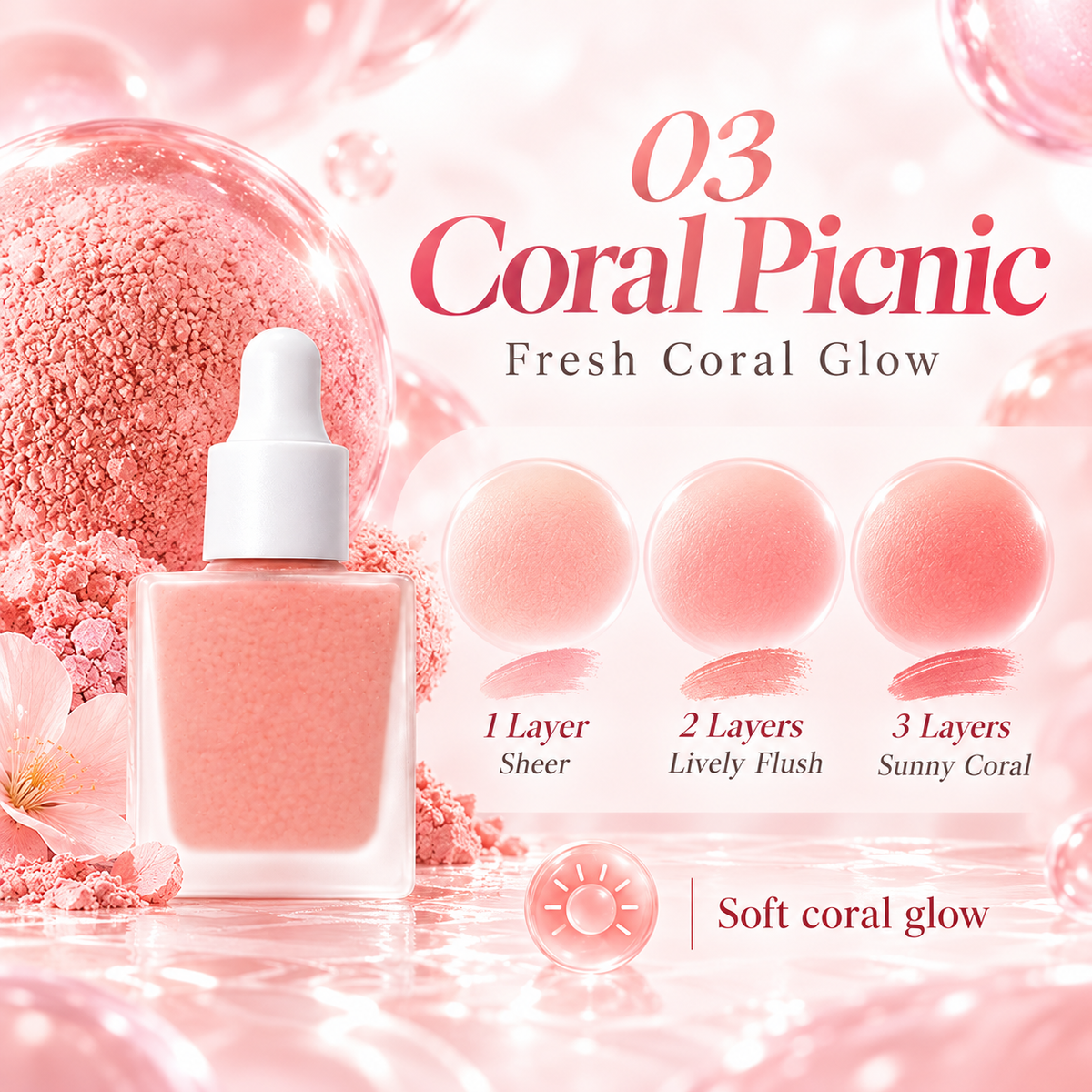 ✨3-Piece Hydrating Serum Blush Set – 💧Buildable Liquid Blush Trio🌿