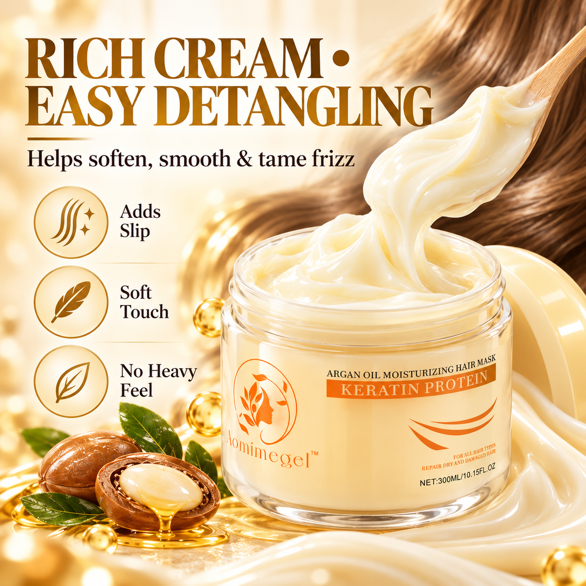 🎉Collagen Repair Hair Mask for Dry Damaged Hair, 10.15 oz