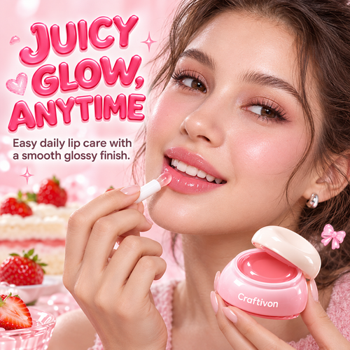 ❤️3-Shade Hydrating Jelly Lip Mask – Glossy & Soft Lips