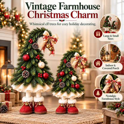 🎉Whimsical Christmas Elf Tree Decor