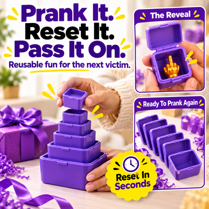 🔥 6-Layer Nesting Prank Gift Box