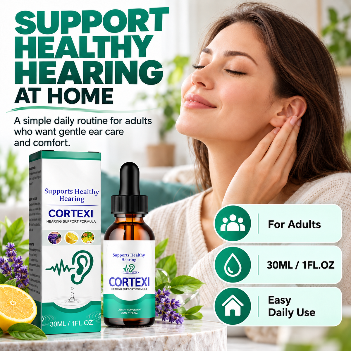 ✨Ear Care Drops🌿Botanical Hearing Comfort & Daily Cleansing Support, 30 mL👂