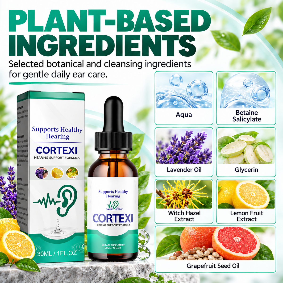 ✨Ear Care Drops🌿Botanical Hearing Comfort & Daily Cleansing Support, 30 mL👂