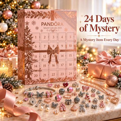✨24-Day Jewelry Advent Calendar💍Mystery Charms, Jewelry & Accessories Christmas Gift Box🎄