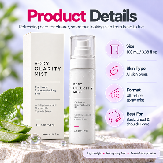 ✨Body Clarity Mist💧Ultra-Fine Spray for Back, Chest & Shoulder Care, 100 mL🌿