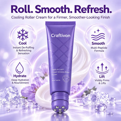 🎁Multi-Peptide Wrinkle Roller Cream – Cooling Eye & Neck Care