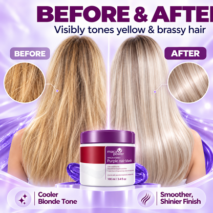 🔥Purple Toning Hair Mask – Anti-Brass & Deep Hydration