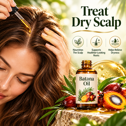 ✨ 100% Pure Batana Hair Oil – Nourish, Strengthen & Shine | 1 Fl Oz