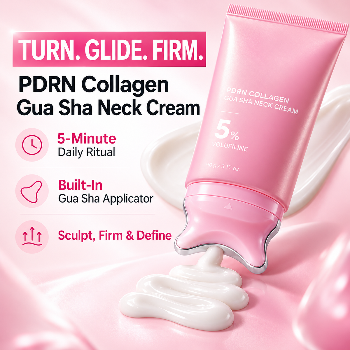 ✨PDRN Pink Collagen Volume Multi Balm + Gua Sha Neck Cream