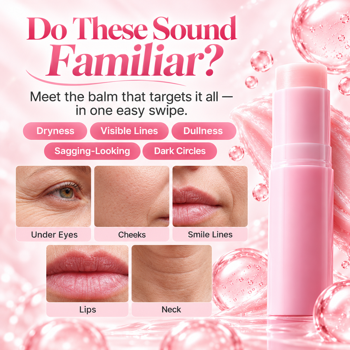 ✨PDRN Pink Collagen Volume Multi Balm + Gua Sha Neck Cream