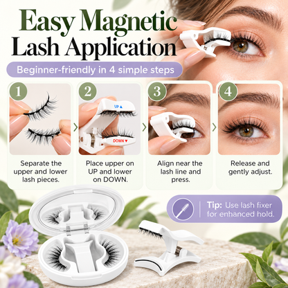 ✨Soft Magnetic Eyelashes Kit – No-Glue Reusable Lashes