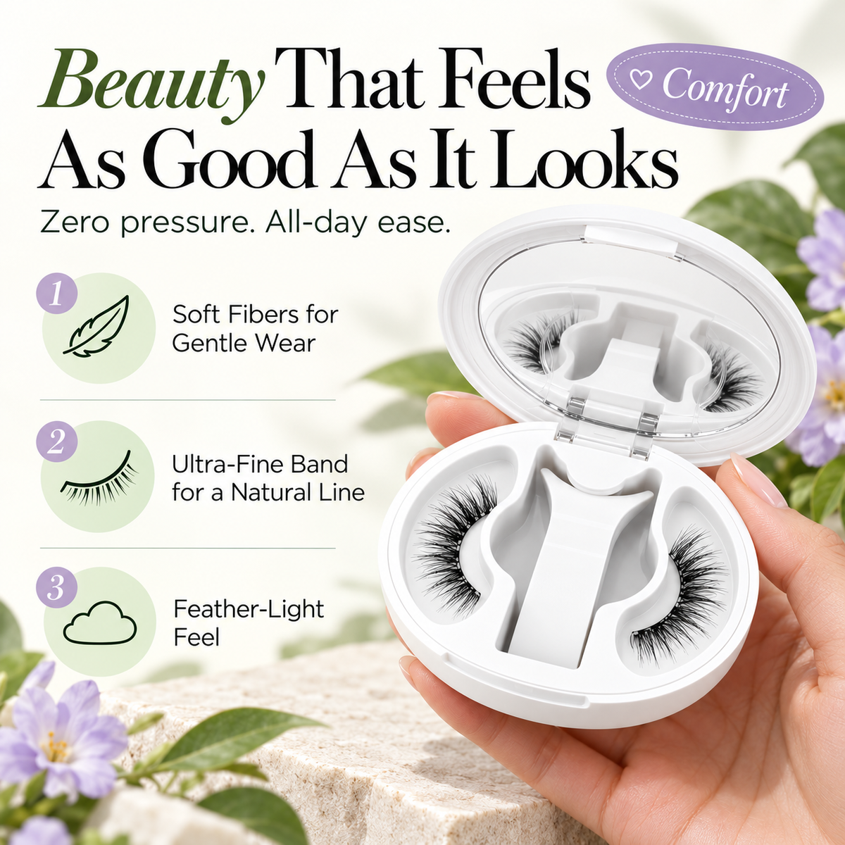 ✨Soft Magnetic Eyelashes Kit – No-Glue Reusable Lashes
