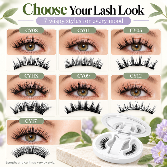 ✨Soft Magnetic Eyelashes Kit – No-Glue Reusable Lashes