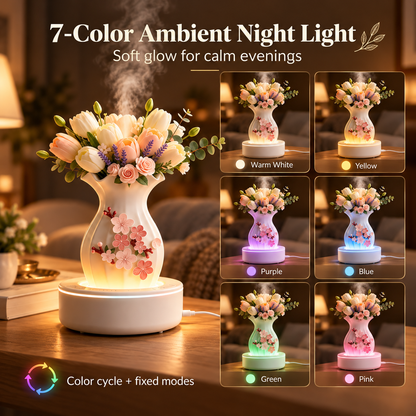 🔥Flower‑Vase Essential Oil Diffuser