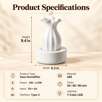🔥Flower‑Vase Essential Oil Diffuser
