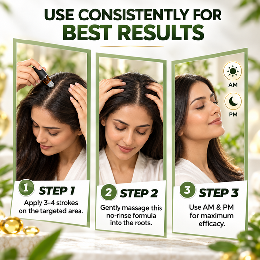✨Precision Hair Serum – Rosemary, Caffeine & Biotin Roll-On
