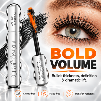 ❤️Buildable Volume Mascara with Dual-Action Brush
