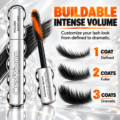 ❤️Buildable Volume Mascara with Dual-Action Brush