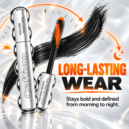 ❤️Buildable Volume Mascara with Dual-Action Brush