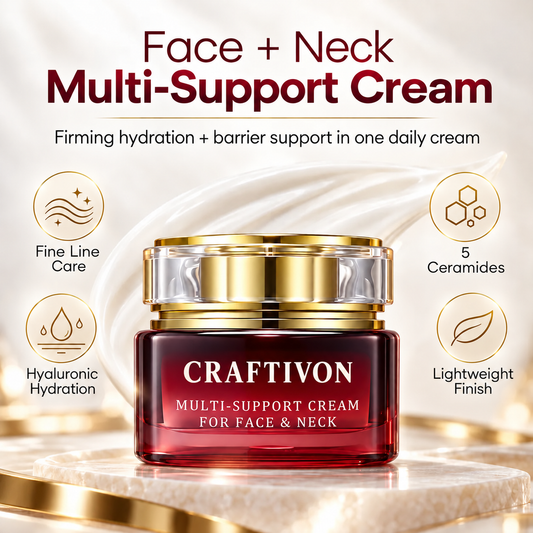 🎁Retinol Anti-Aging Face & Neck Cream – Collagen, 5 Ceramides & Hyaluronic Acid for Firming, Deep Hydration & Skin Barrier Support