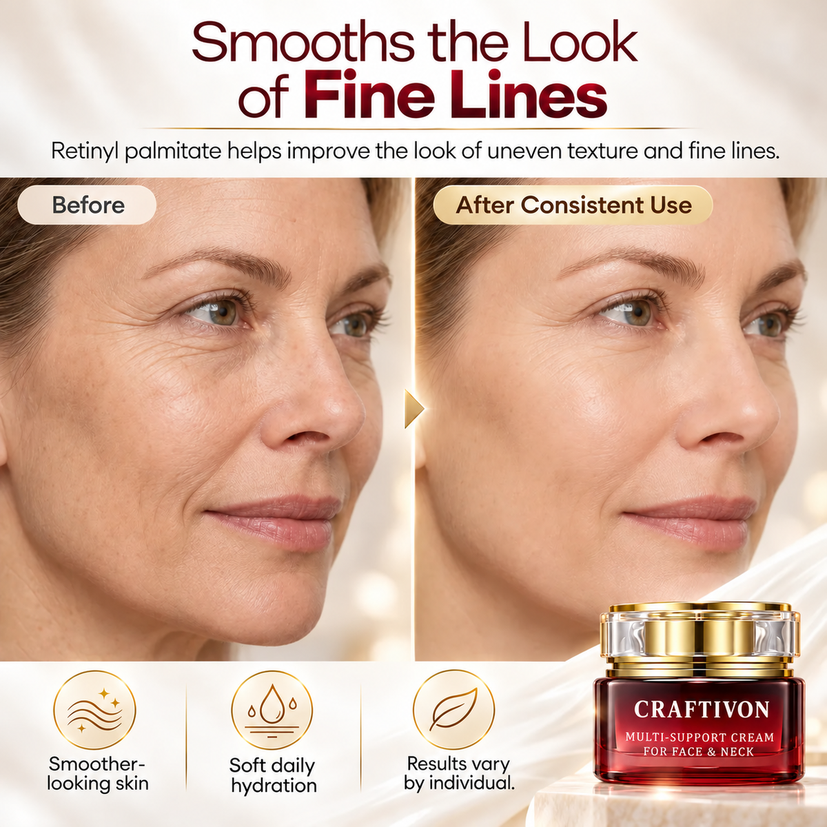 🎁Retinol Anti-Aging Face & Neck Cream – Collagen, 5 Ceramides & Hyaluronic Acid for Firming, Deep Hydration & Skin Barrier Support