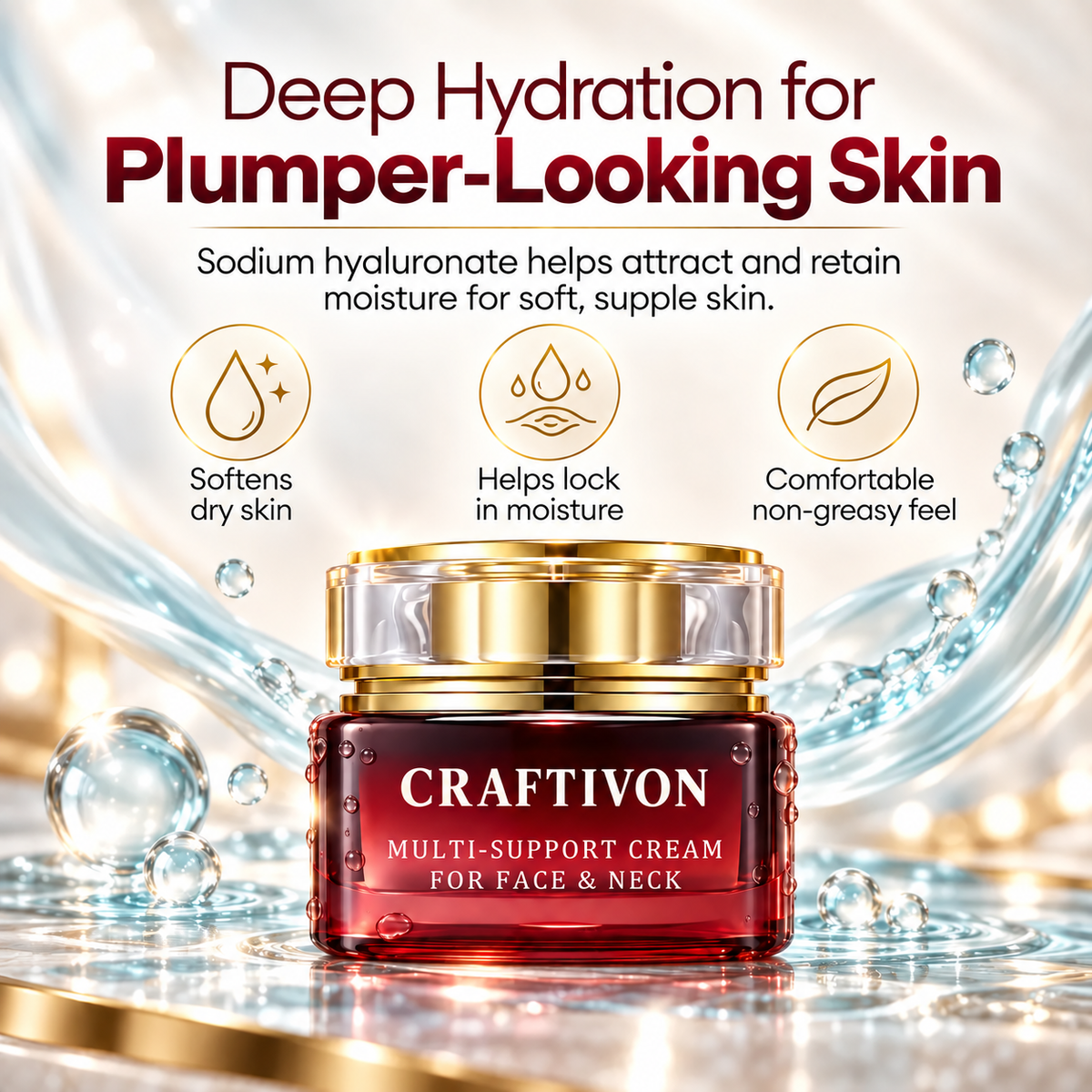 🎁Retinol Anti-Aging Face & Neck Cream – Collagen, 5 Ceramides & Hyaluronic Acid for Firming, Deep Hydration & Skin Barrier Support