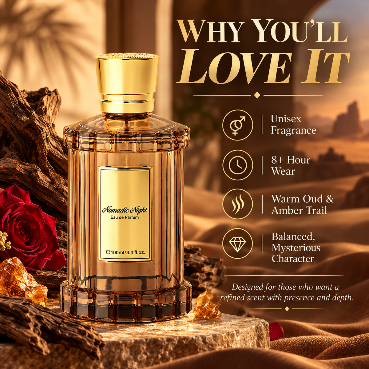 🔥Nomadic Night Eau de Parfum – Unisex Oud