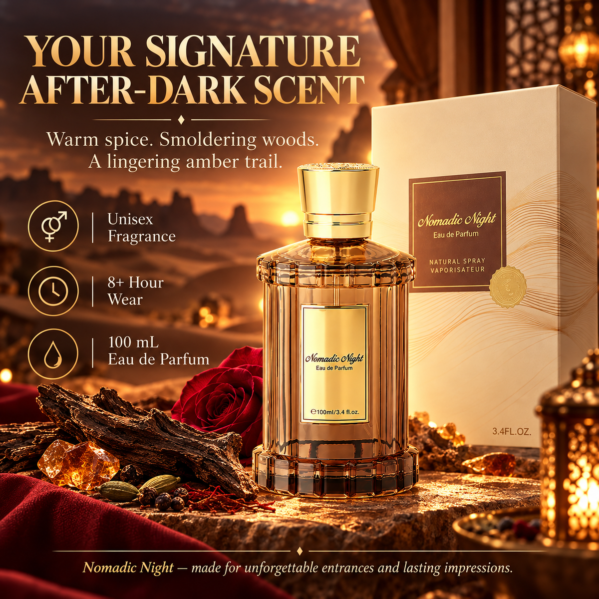 🔥Nomadic Night Eau de Parfum – Unisex Oud