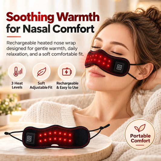 🎁Wireless Heated Nasal Mask – Rechargeable Nose Warmer