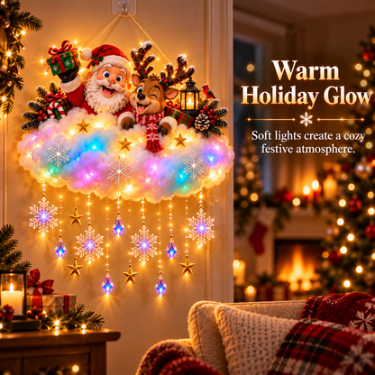 🎉Santa Claus Lighted Santa Claus Cloud