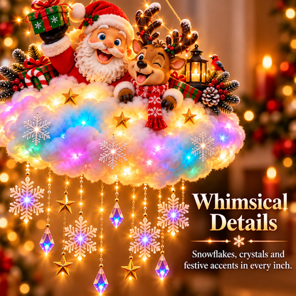 🎉Santa Claus Lighted Santa Claus Cloud
