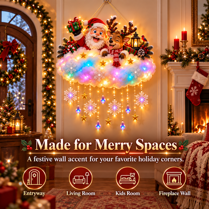 🎉Santa Claus Lighted Santa Claus Cloud
