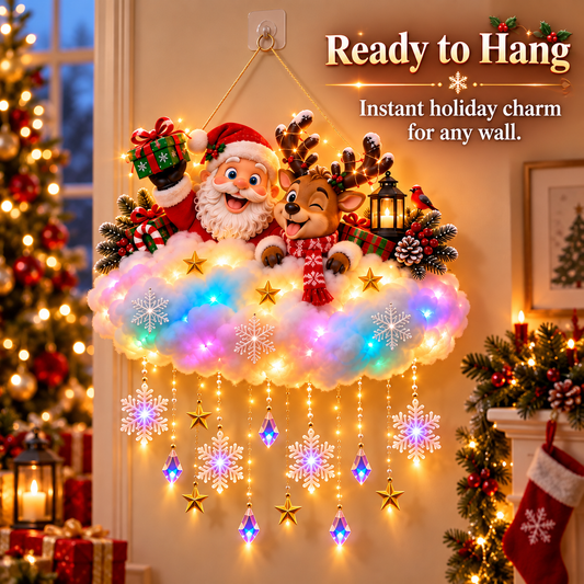 🎉Santa Claus Lighted Santa Claus Cloud