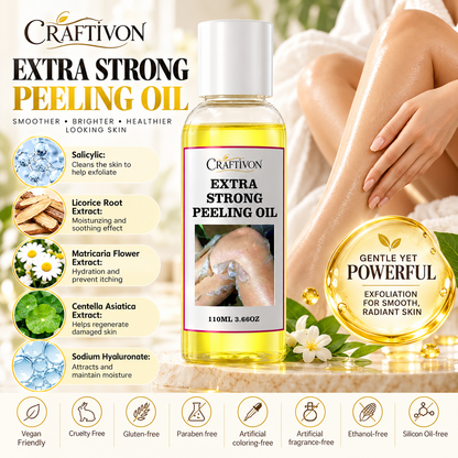 🎀Extra Strong Yellow Peeling Oil – 110ml Body Exfoliating Solution
