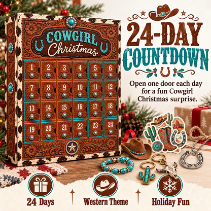 ❤️Cowgirl Christmas Advent Calendar – 24 Days of Western Surprises