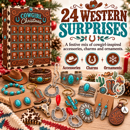 ❤️Cowgirl Christmas Advent Calendar – 24 Days of Western Surprises
