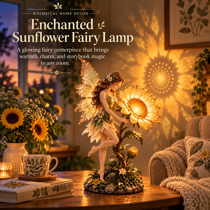 🎀Enchanted Sunflower Fairy Lamp – Whimsical Home Decor & Dreamy Gift