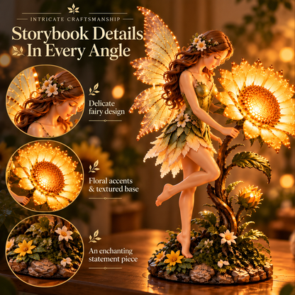 🎀Enchanted Sunflower Fairy Lamp – Whimsical Home Decor & Dreamy Gift