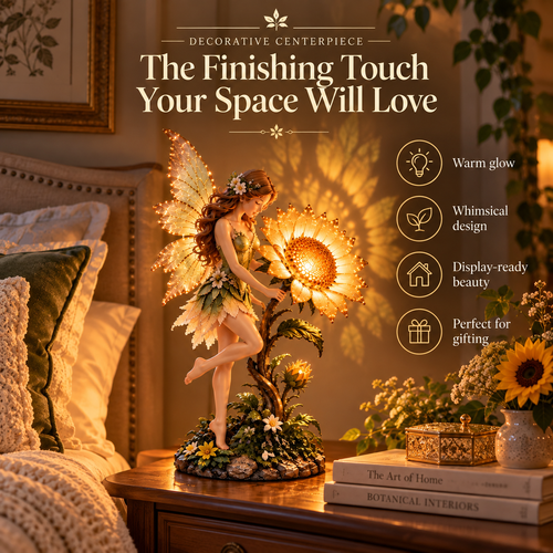 🎀Enchanted Sunflower Fairy Lamp – Whimsical Home Decor & Dreamy Gift